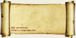 Jelisaveta Selić vizit kartica